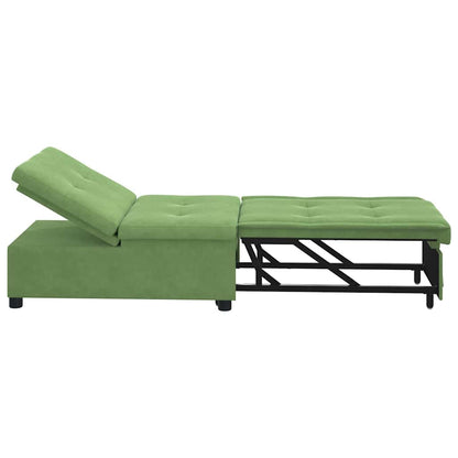 Divano letto Verde chiaro 194 x 67 x 82 cm Velluto