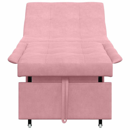 Divano letto Rosa 194 x 67 x 82 cm Velluto