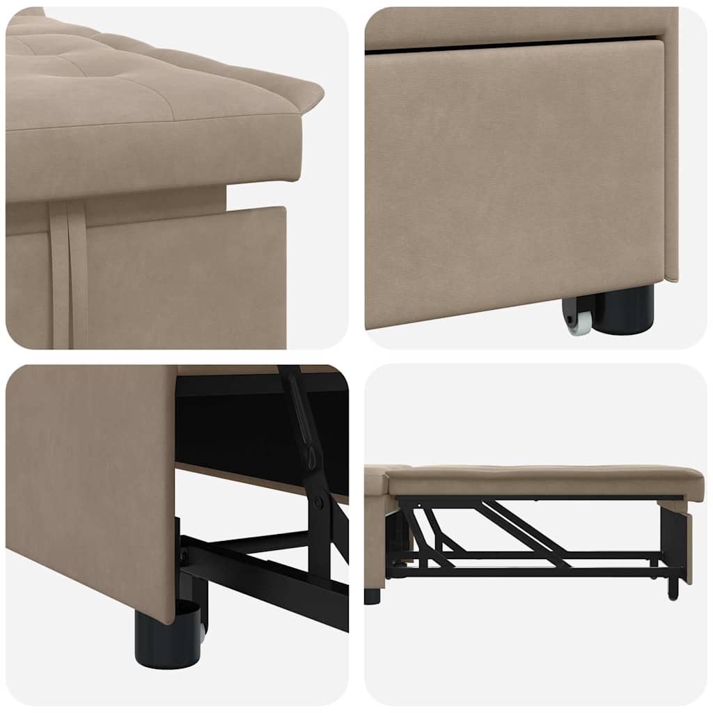 Divano Letto Estraibile Talpa 194 x 67 x 82 cm Microfibra | homemem39