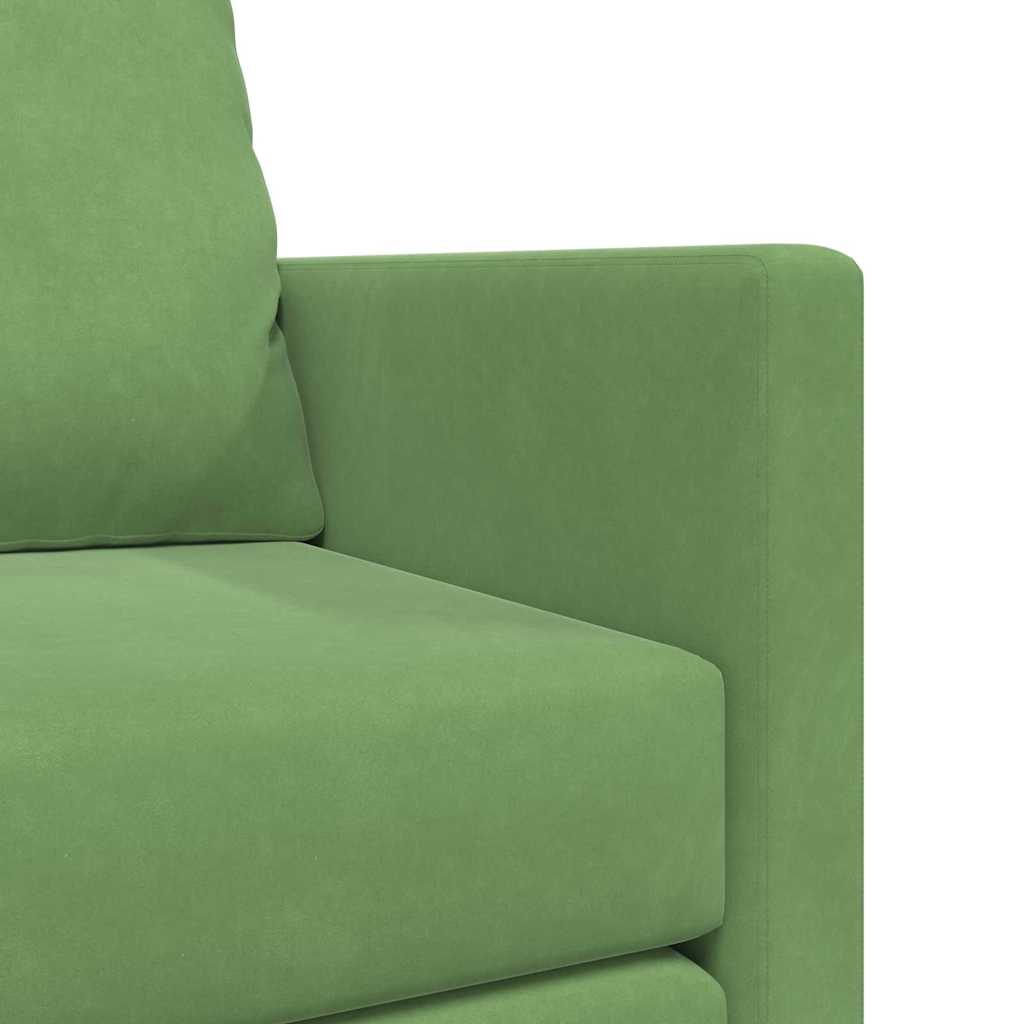 Divano letto Verde chiaro 204 x 122 x 60 cm Velluto