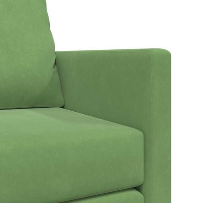 Divano letto Verde chiaro 204 x 122 x 60 cm Velluto