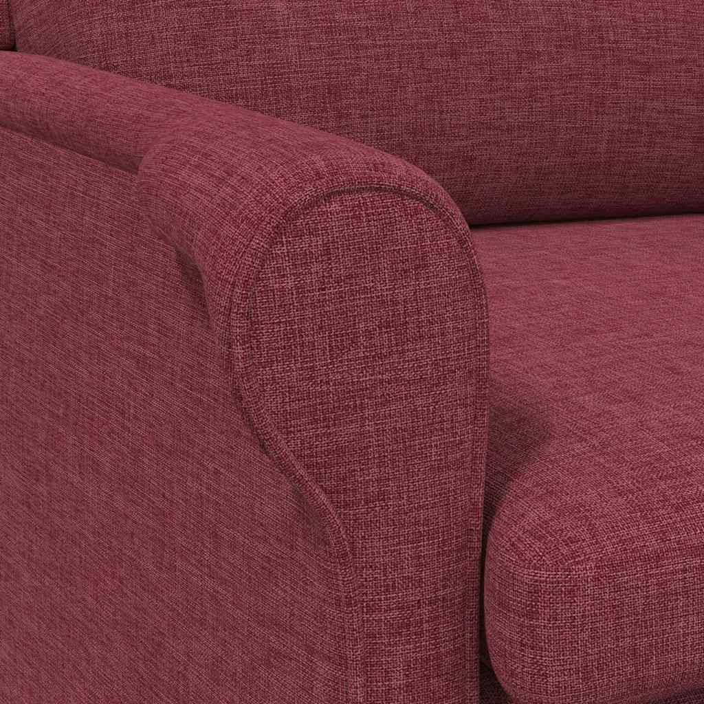 poltrona Rosso vino Tessuto | homemem39