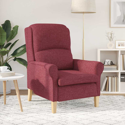 poltrona Rosso vino Tessuto