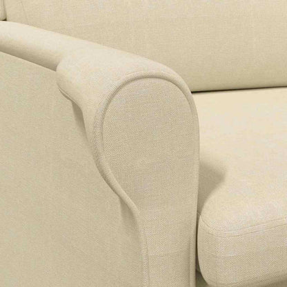 poltrona Crema 76 x 94 x 102 cm Tessuto - homemem39