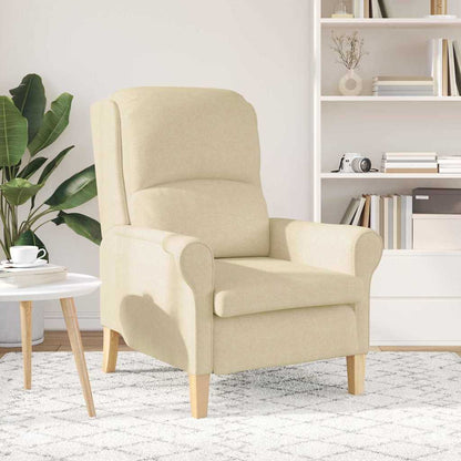 poltrona Crema Tessuto