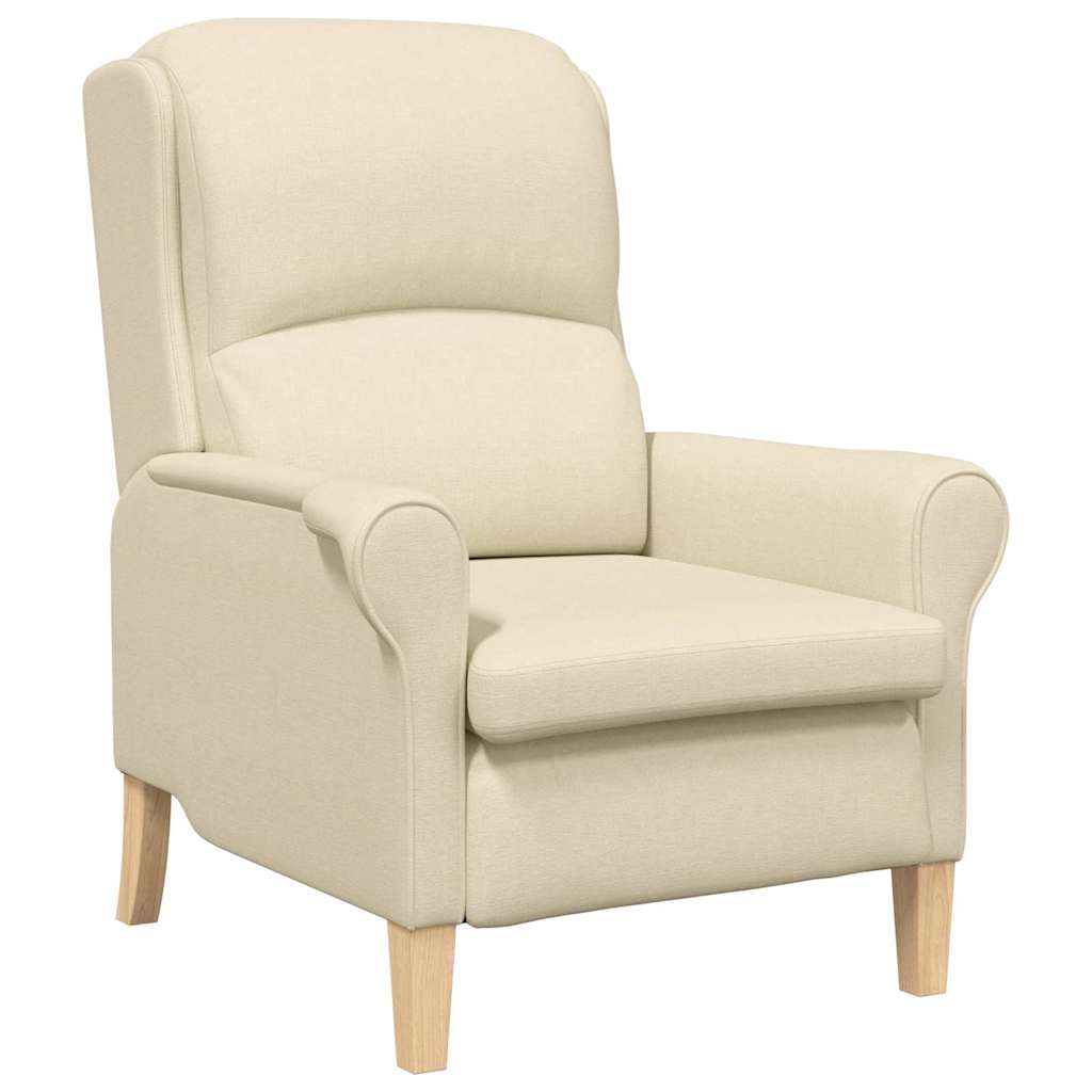 poltrona Crema Tessuto
