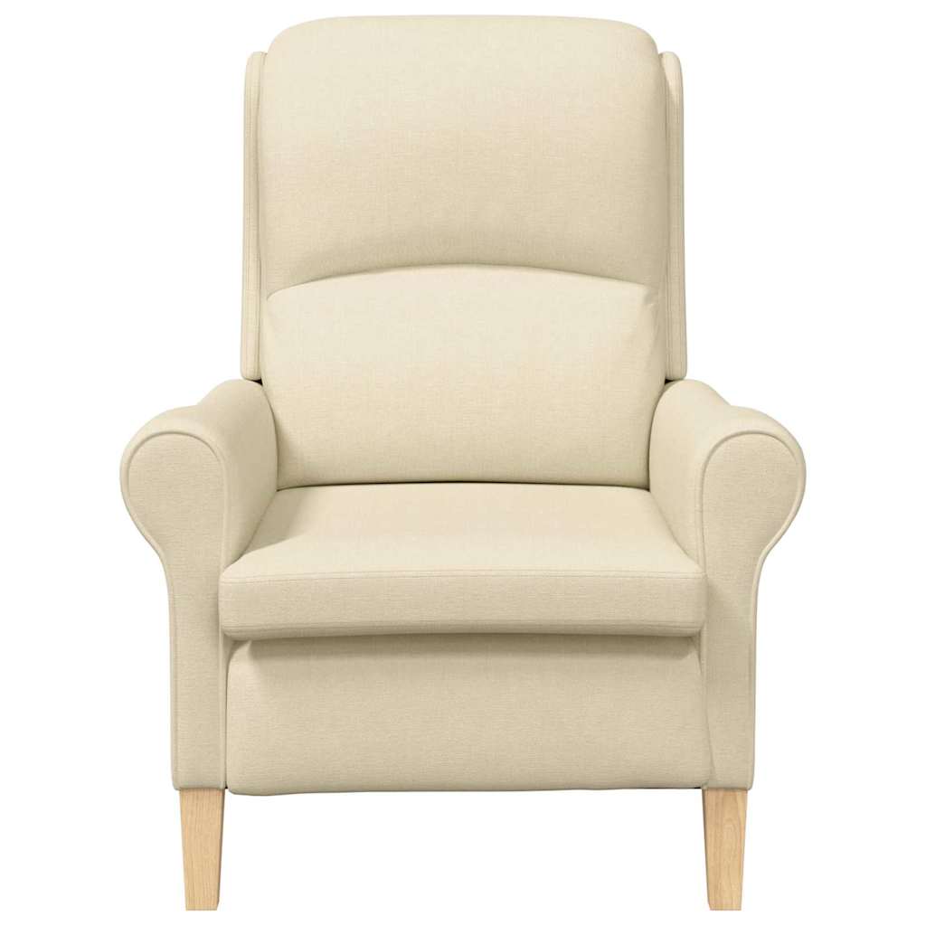 poltrona Crema Tessuto