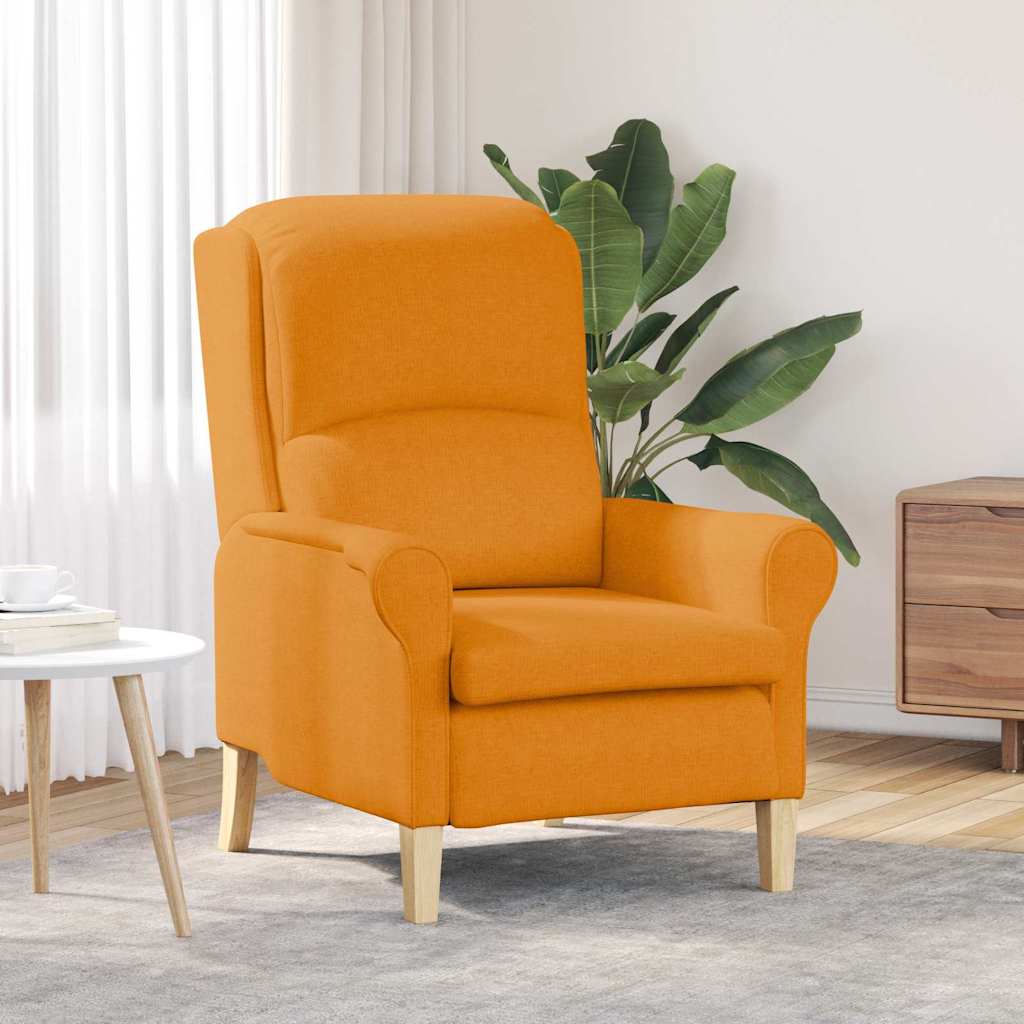 poltrona Giallo scuro Tessuto | homemem39