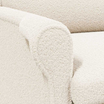 poltrona Crema Tessuto Sherpa morbido | homemem39