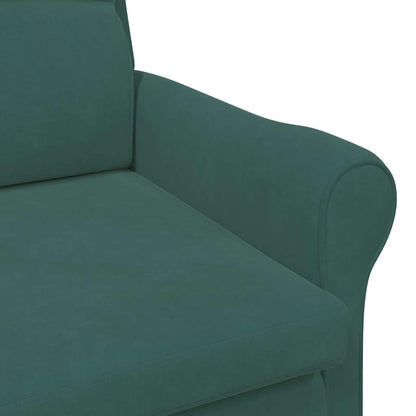 poltrona Verde scuro 76 x 94 x 102 cm Velluto - homemem39