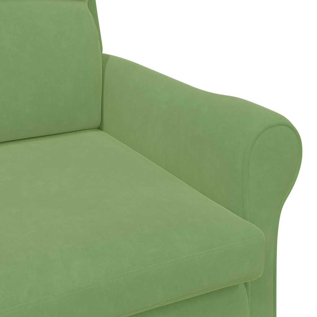 poltrona Verde chiaro 76 x 94 x 102 cm Velluto - homemem39