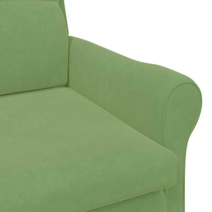 poltrona Verde chiaro 76 x 94 x 102 cm Velluto - homemem39