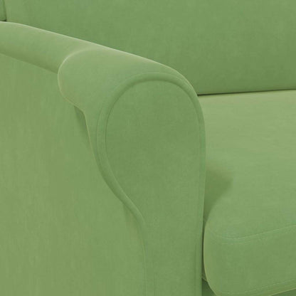 poltrona Verde chiaro 76 x 94 x 102 cm Velluto - homemem39
