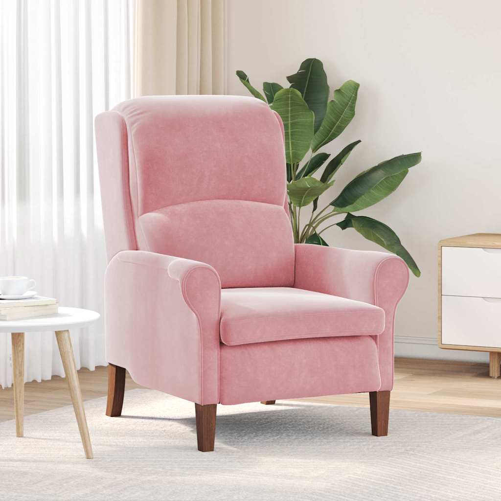 poltrona Rosa Velluto | homemem39