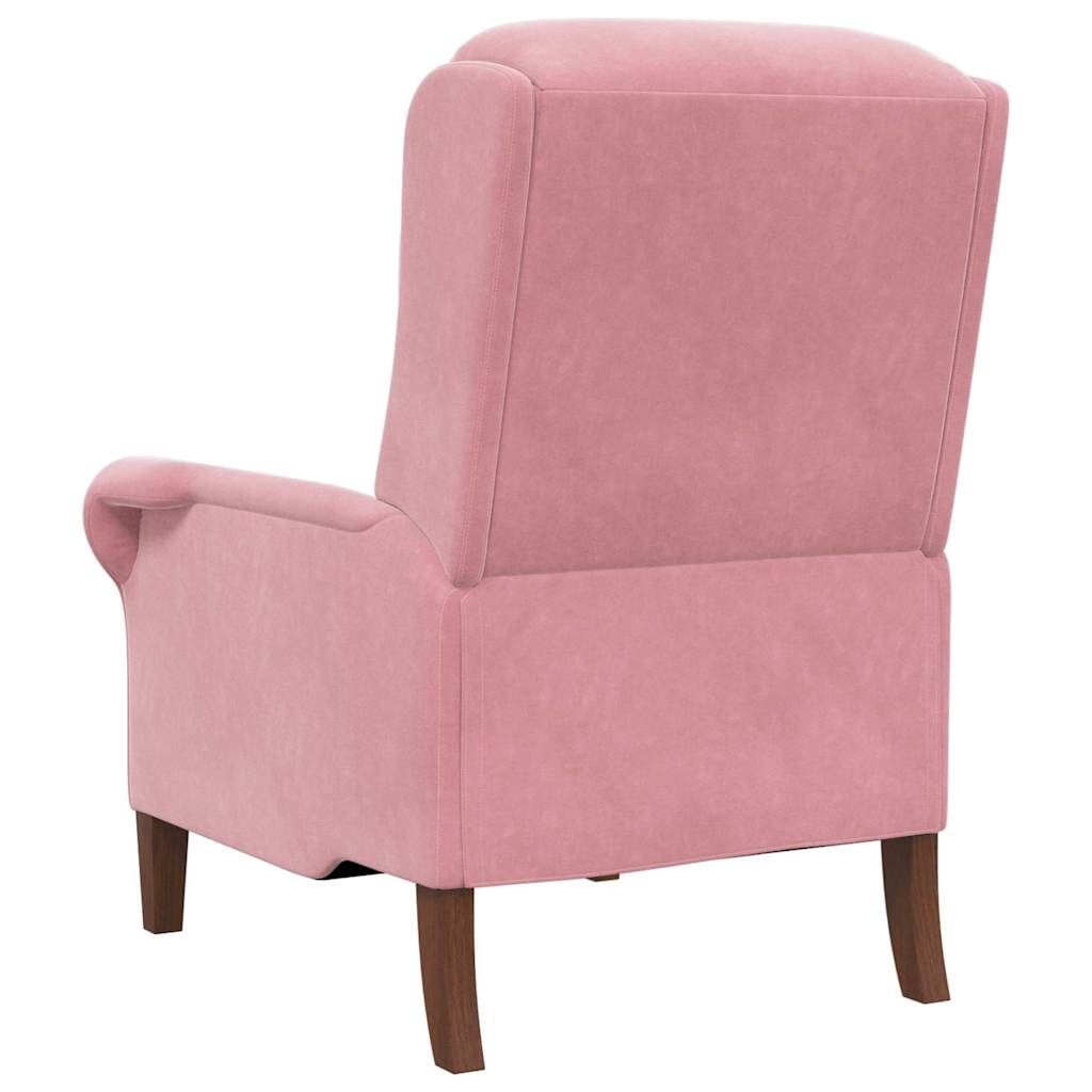 poltrona Rosa 76 x 94 x 102 cm Velluto - homemem39
