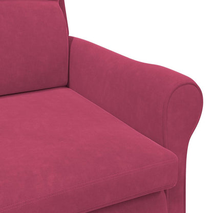 poltrona Rosso vino Velluto
