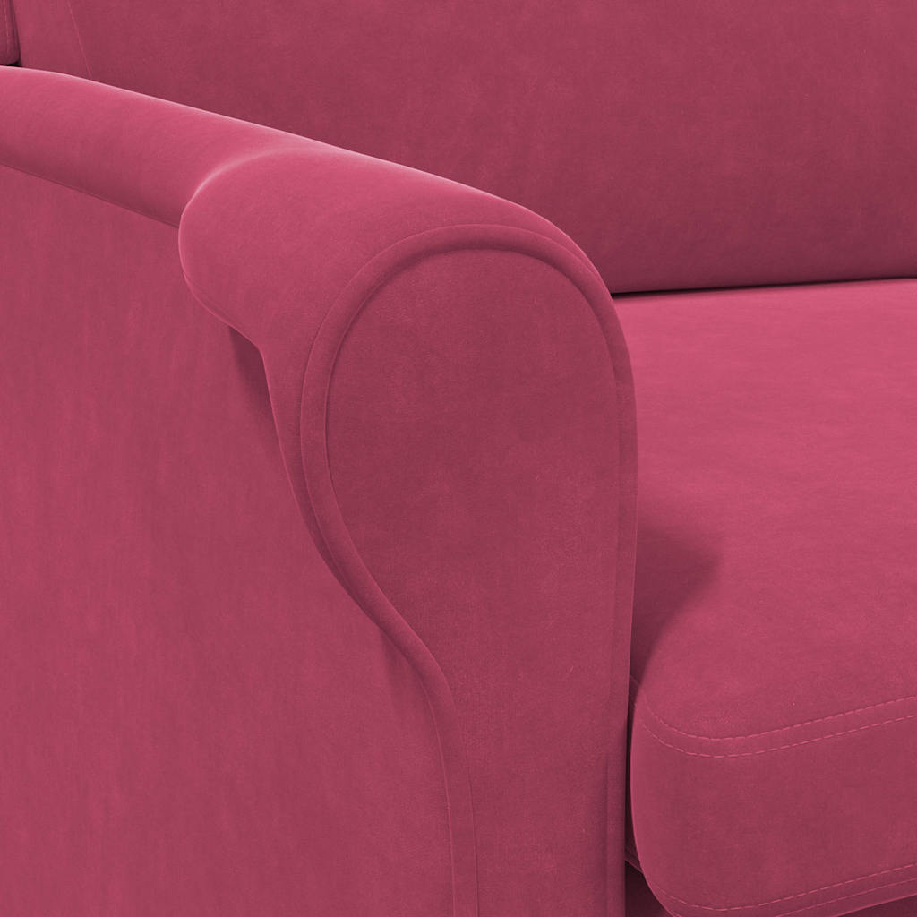 poltrona Rosso vino Velluto