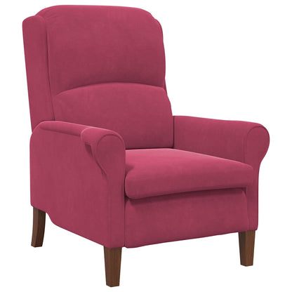 poltrona Rosso vino Velluto