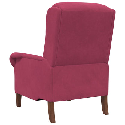 poltrona Rosso vino Velluto