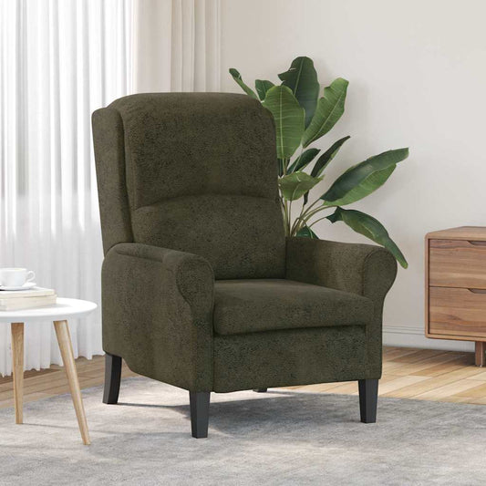 poltrona Verde militare Pelle Sintetica | homemem39