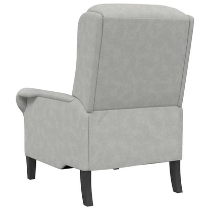 poltrona Grigio chiaro 76 x 94 x 102 cm Microfibra