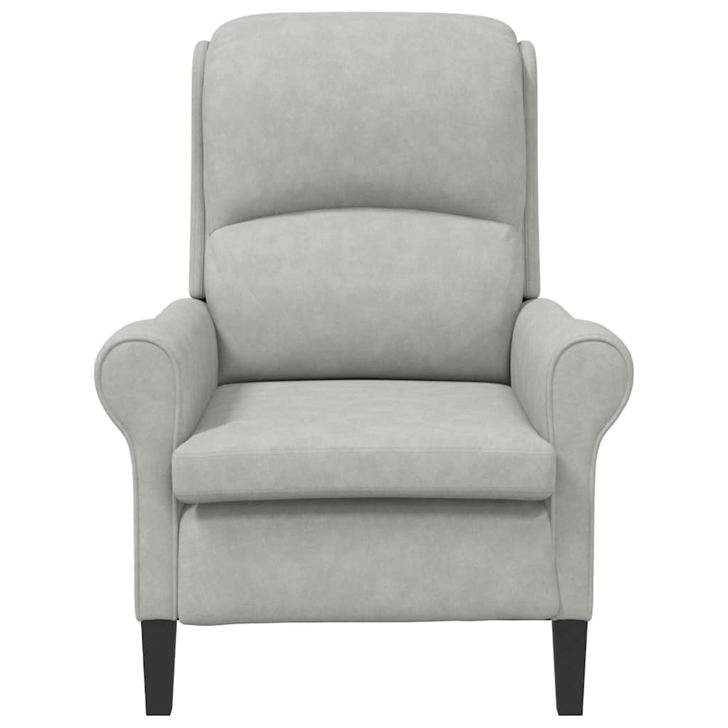 poltrona Grigio chiaro 76 x 94 x 102 cm Microfibra | homemem39