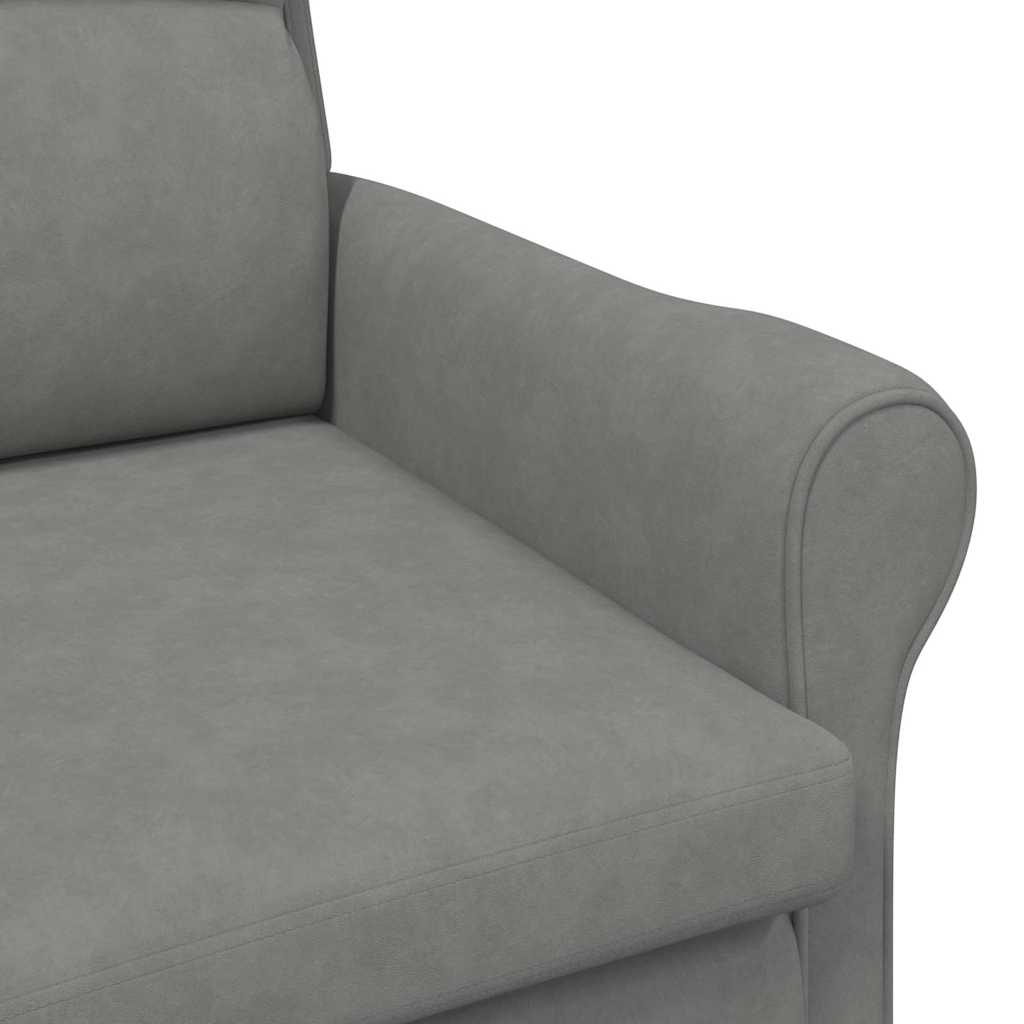 poltrona Grigio scuro 76 x 94 x 102 cm Microfibra - homemem39