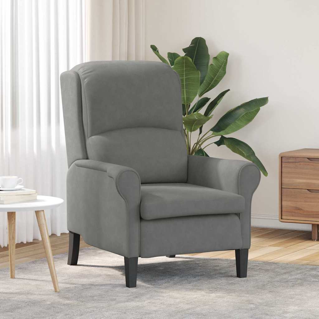 poltrona Grigio scuro 76 x 94 x 102 cm Microfibra