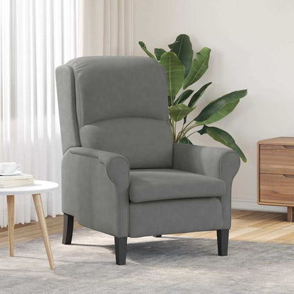 poltrona Grigio scuro 76 x 94 x 102 cm Microfibra