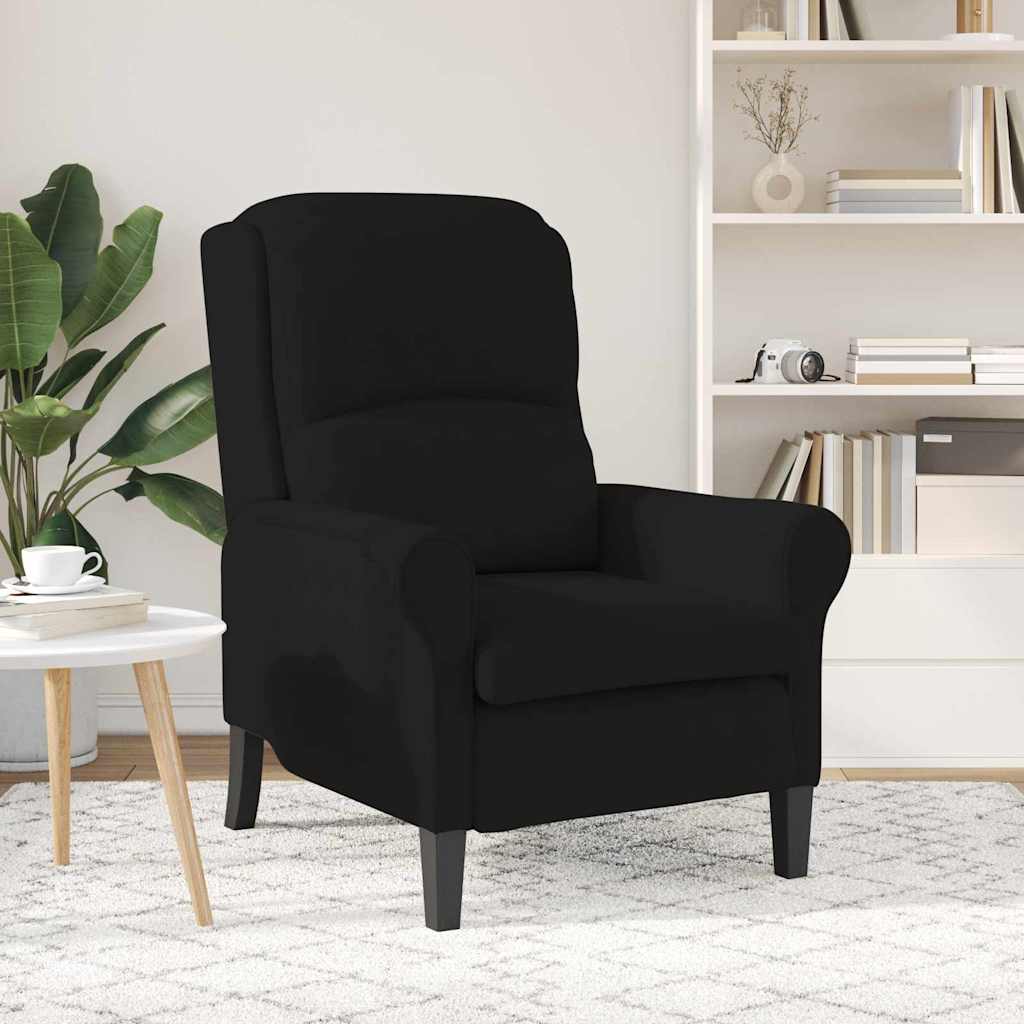poltrona Nero 76 x 94 x 102 cm Microfibra | homemem39