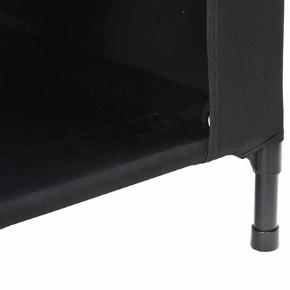 Casa per Animali Nero 110 x 75 x 90 cm Acciaio