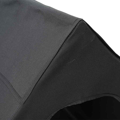 Casa per Animali Nero 110 x 75 x 90 cm Acciaio