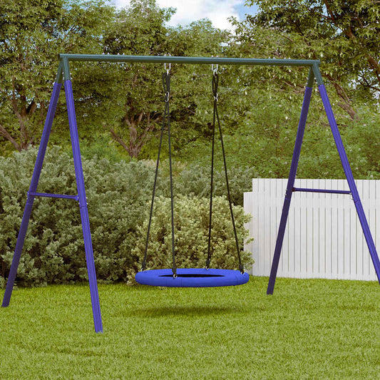 Altalena a nido Blu 100 x 100 x 180 cm Plastica
