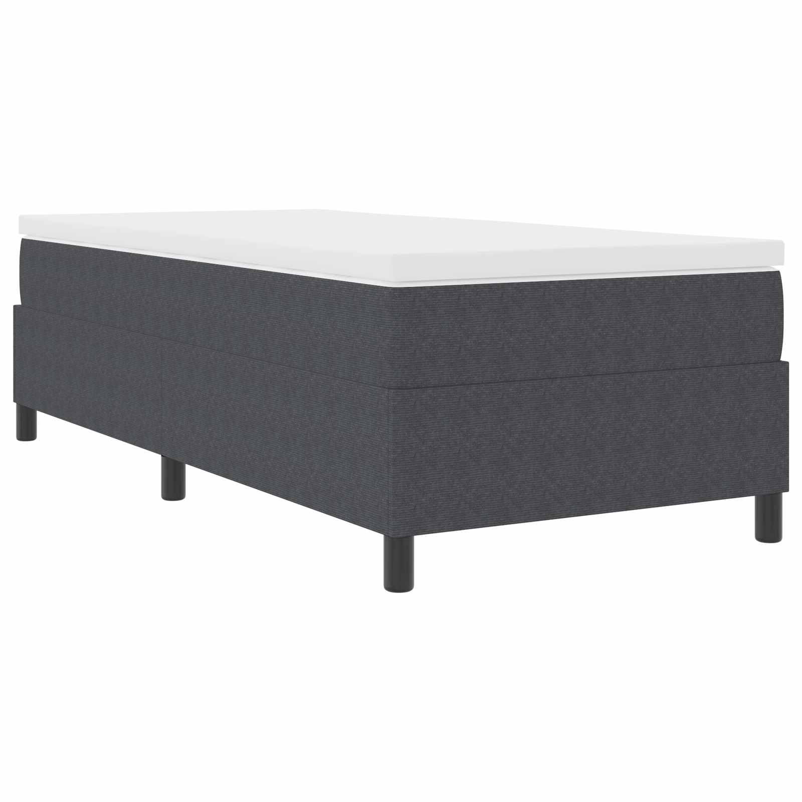 Struttura letto piattaforma Grigio scuro 80 x 200 cm | homemem39