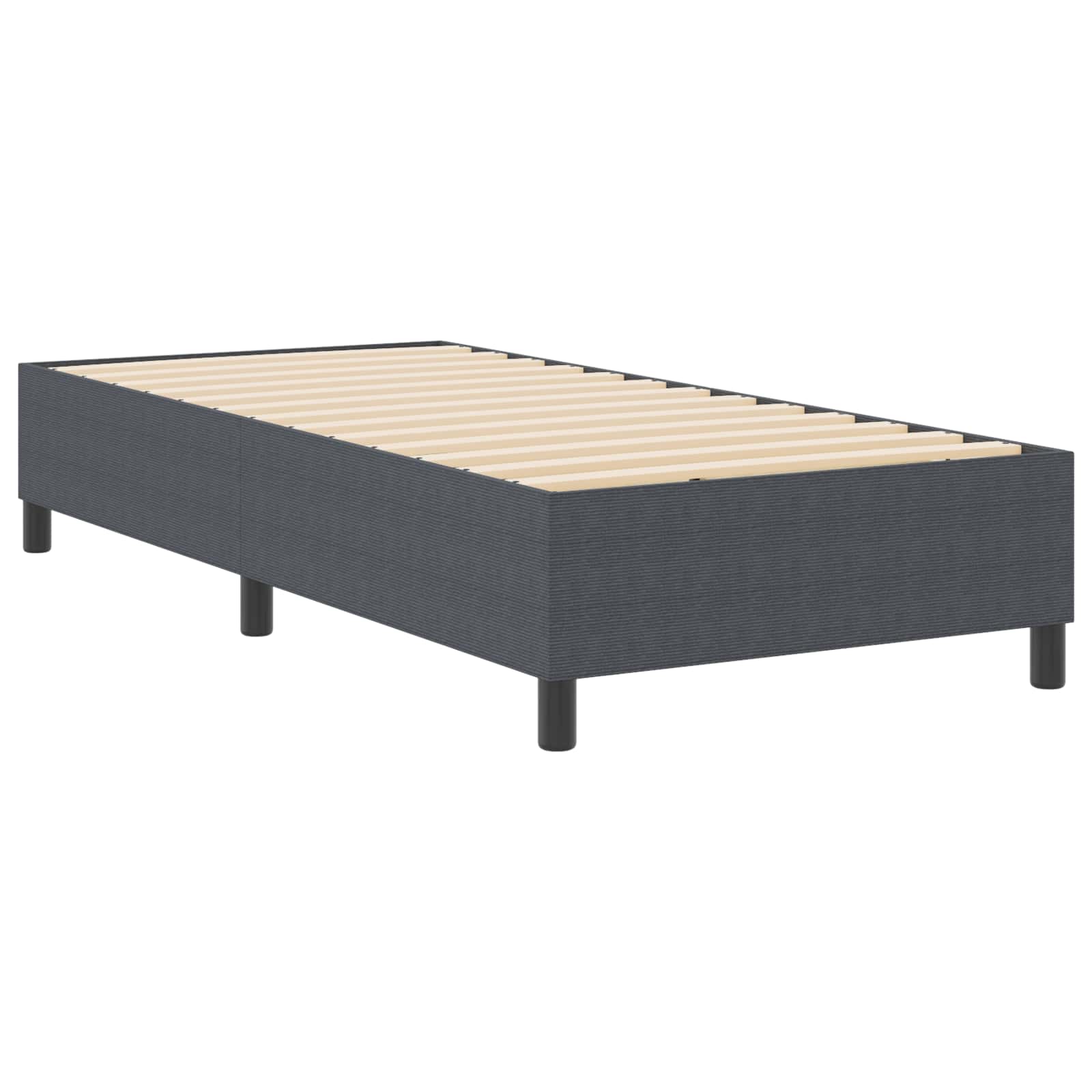 Struttura letto piattaforma Grigio scuro 80 x 200 cm | homemem39
