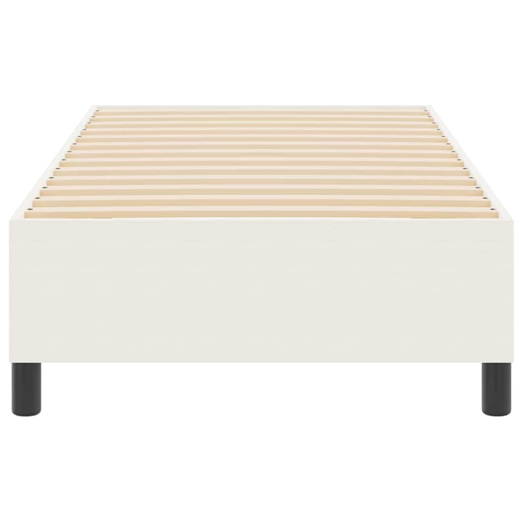 Struttura letto piattaforma Crema 80 x 200 cm Tessuto in Cords | homemem39