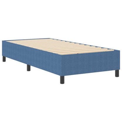 Struttura letto piattaforma Blu 80 x 200 cm Tessuto