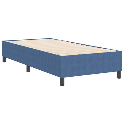 Struttura letto piattaforma Blu 80 x 200 cm Tessuto