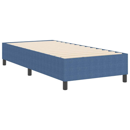 Struttura letto piattaforma Blu 90 x 190 cm Tessuto in Cords | homemem39