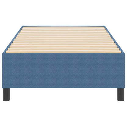 Struttura letto piattaforma Blu 90 x 190 cm Tessuto in Cords | homemem39
