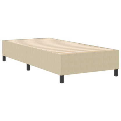 Struttura letto piattaforma Grigio Verde 90 x 200 cm Tessuto