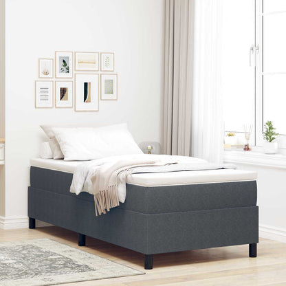 Struttura letto piattaforma Grigio scuro 100 x 200 cm | homemem39