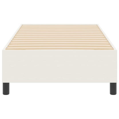 Struttura letto piattaforma Crema 100 x 200 cm Tessuto in Cords | homemem39