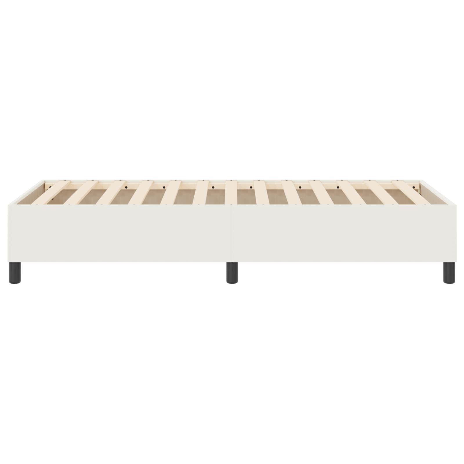 Struttura letto piattaforma Crema 100 x 200 cm Tessuto in Cords | homemem39