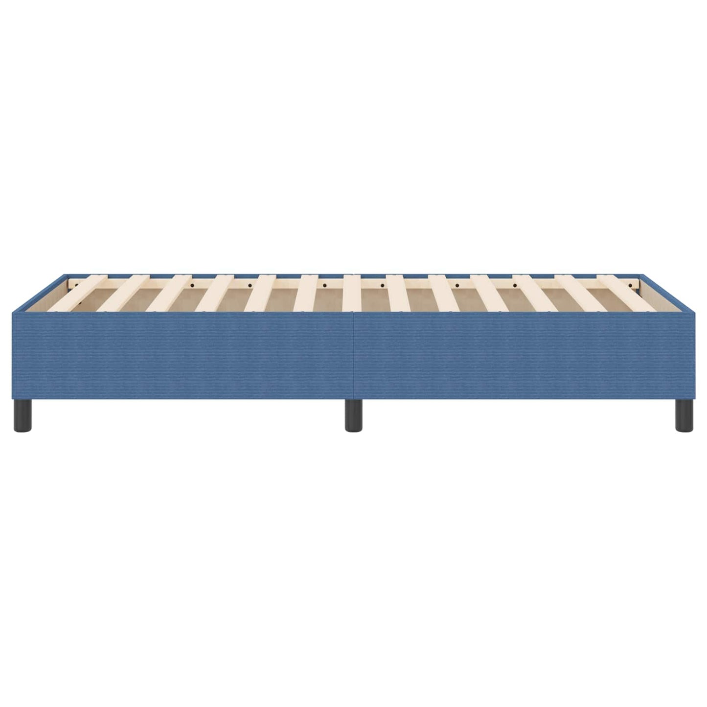 Struttura letto piattaforma Blu 100 x 200 cm Tessuto in Cords