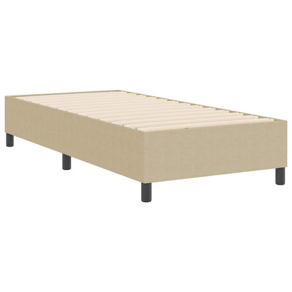 Struttura letto piattaforma Grigio Verde 100 x 200 cm Tessuto