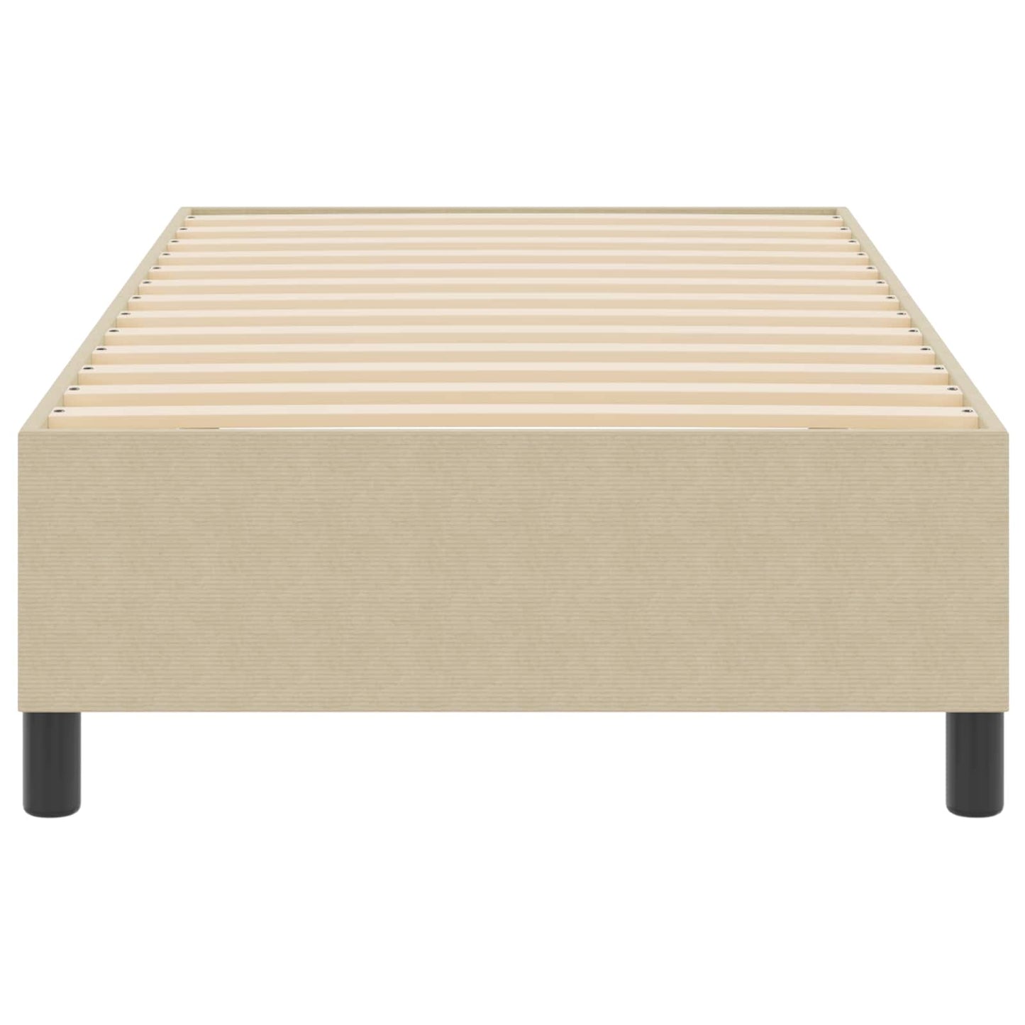 Struttura letto piattaforma Grigio Verde 100 x 200 cm Tessuto