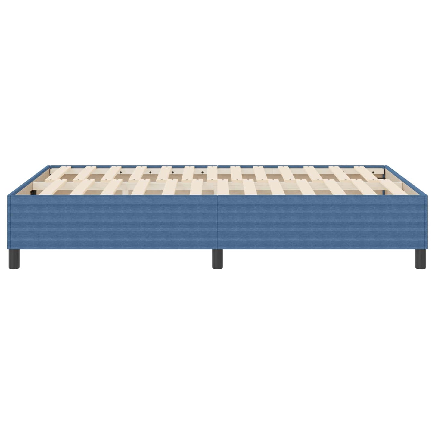 Struttura letto piattaforma Blu 120 x 200 cm Tessuto in Cords | homemem39