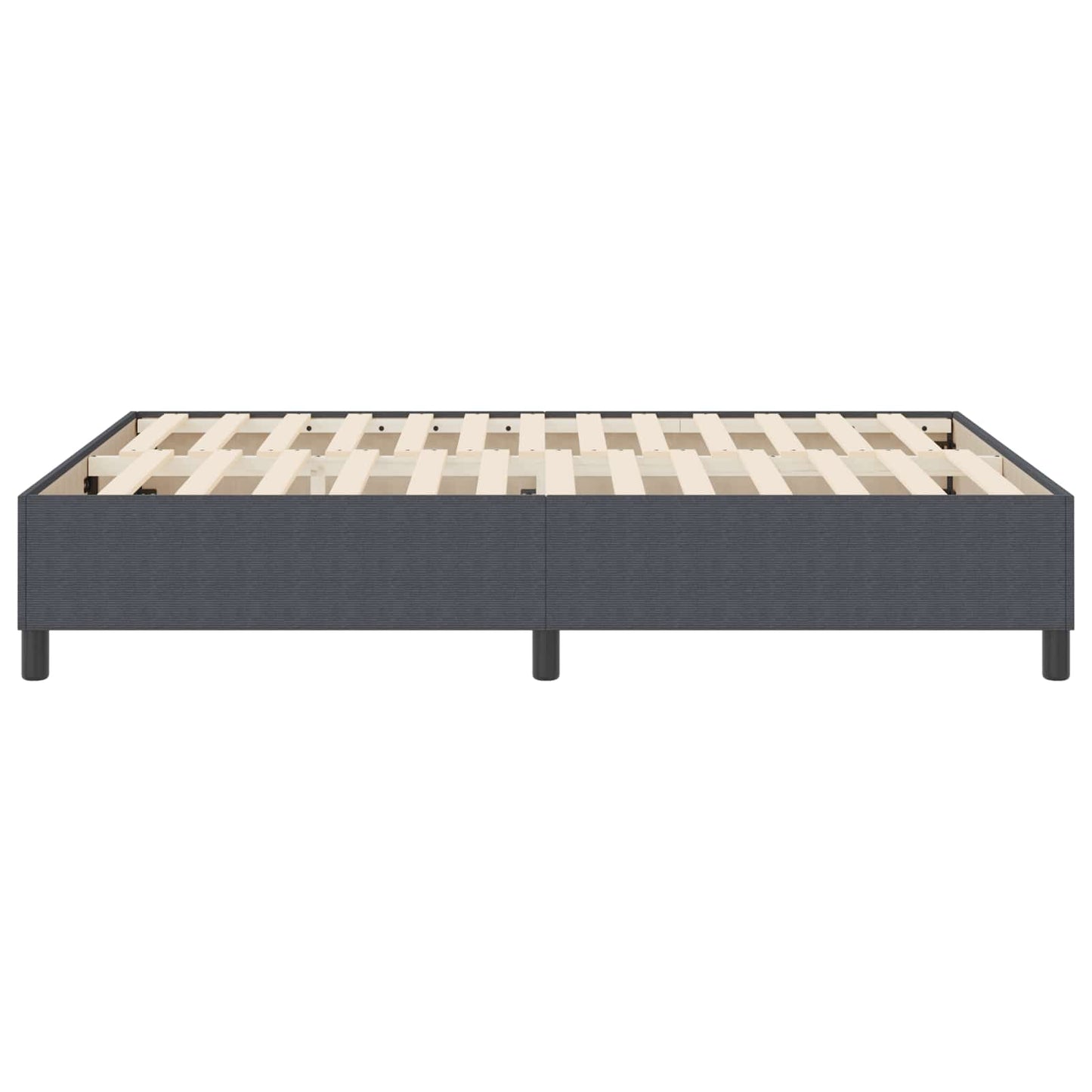 Struttura letto piattaforma Grigio scuro 140 x 190 cm | homemem39