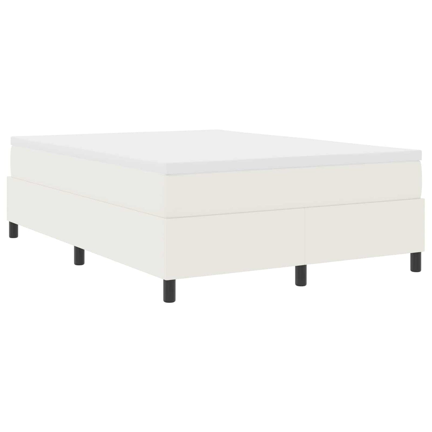 Struttura letto piattaforma Crema 140 x 190 cm Tessuto in Cords | homemem39